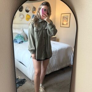 Free People shirt jacket